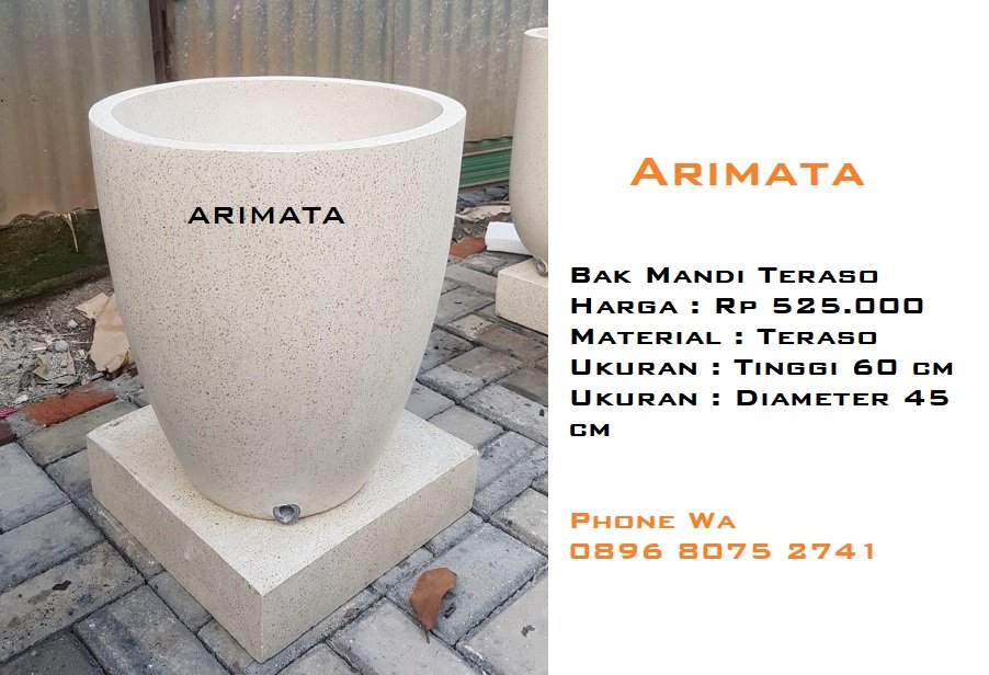 bak mandi terrazzo