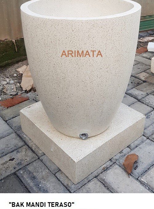 bak mandi terrazzo